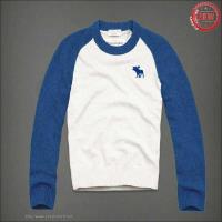 heren abercrombie and fitch crewneck truien moose logo blauw wit Shop Enschede tysvd690